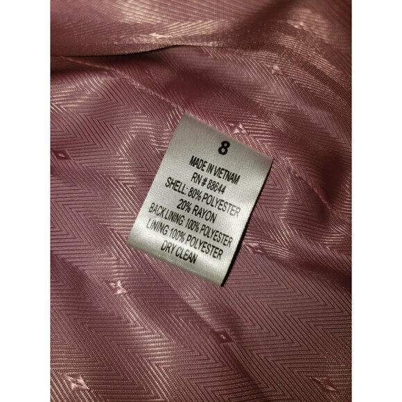 Pre-owned John Meyer Women's Size 8 Reflective Grey Blazer - Picture 9 of 9